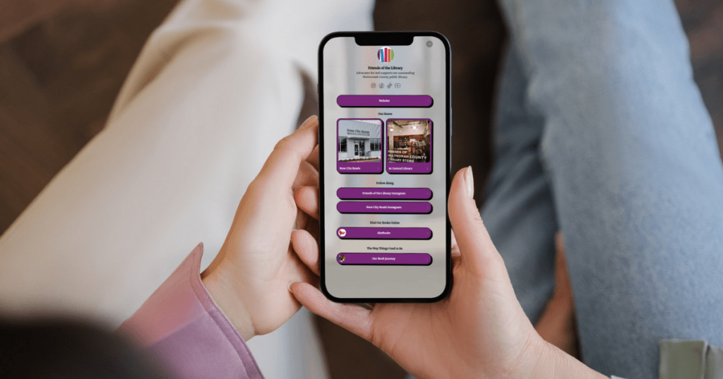 Explore the New Linktree for Friends of the Multnomah&nbsp;Library